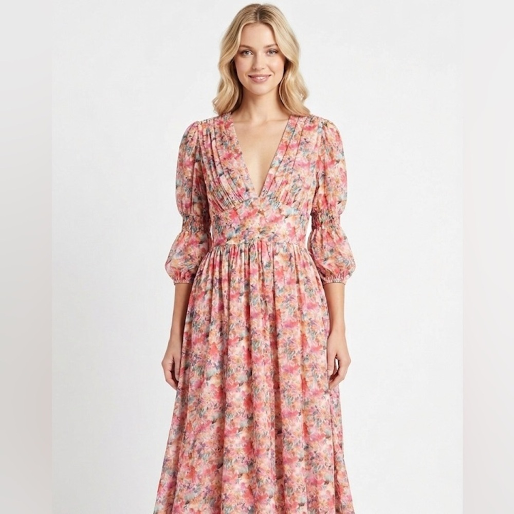 MULLA floral maxi dress size small